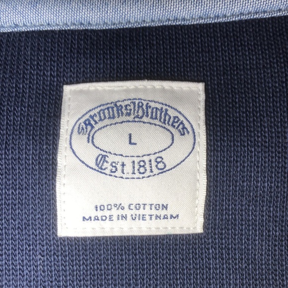 NEW Brooks Brothers Qtr Zip Pullover - Picture 4 of 13